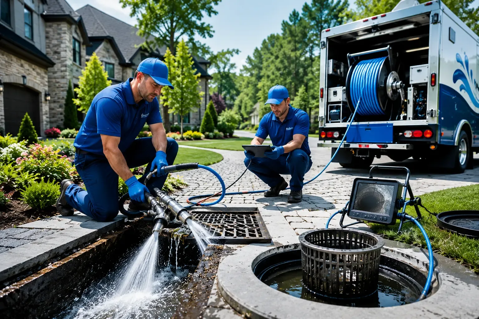 Local outdoor drain cleaning professionals in Red Hill, PA