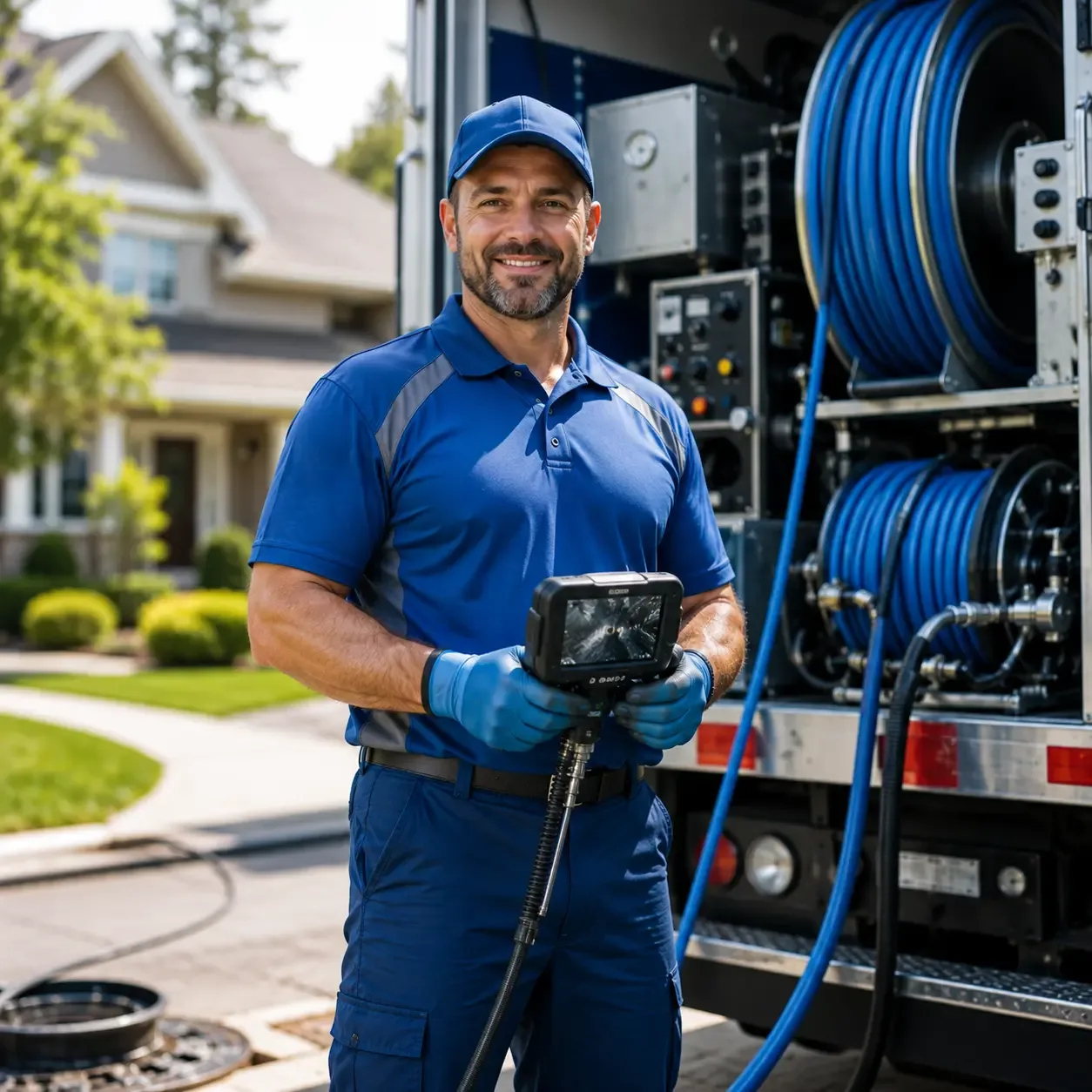 Local outdoor drain cleaning specialists in Red Hill, PA